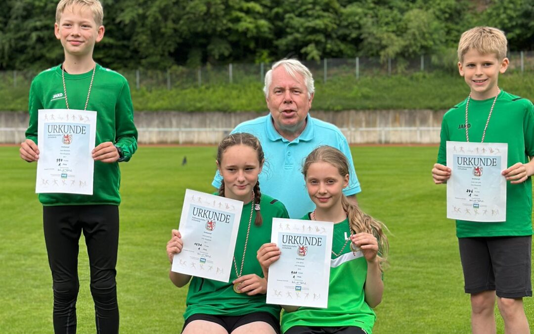 Stadtmeisterschaften im Dreikampf der U12 